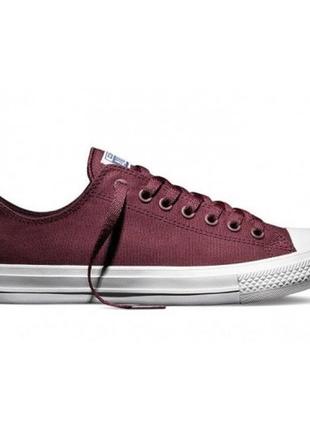 Бордовые кеды converse chuck taylor 2 all star - cs011