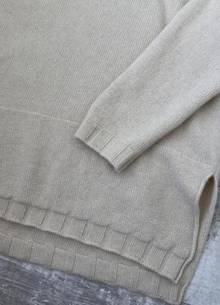 Удлиненный кашемировый свитер burberrys burberry свободного кроя кашемир шерсть9 фото