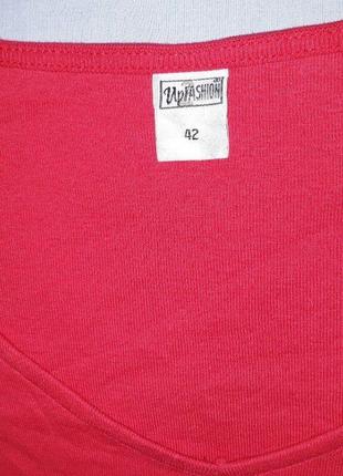 Плаття сукня червоне розмір 46-48/12-14 літнє трикотаж нова бавовна котон6 фото