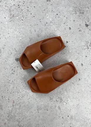 Nike air jordan hex slide desert orange женские шлепанцы оригинал2 фото