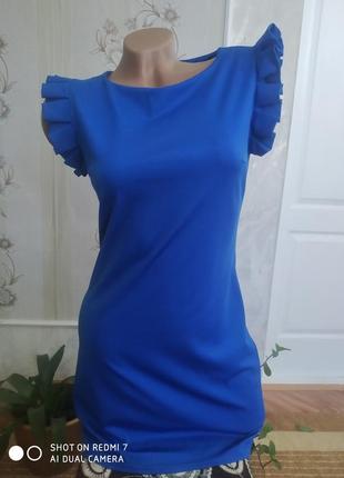 Сукня, плаття р42-44 з воланами2 фото