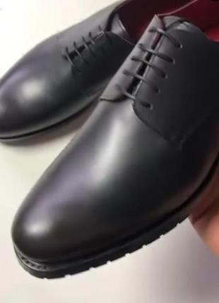 Роскошные кожаные туфли дерби признанного немецкого бренда wellensteyn. новые, в коробке3 фото