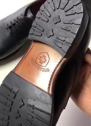 Роскошные кожаные туфли дерби признанного немецкого бренда wellensteyn. новые, в коробке6 фото