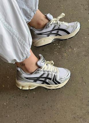 Asics gel-kayano 14 white/silver/black2 фото