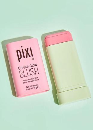 Рум'яна у стику pixi on-the-glow blush - відтінок fleur 19