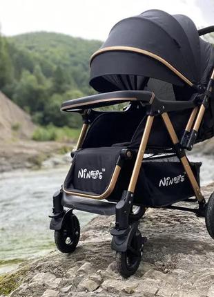 Прогулочная коляска ninos maxi black