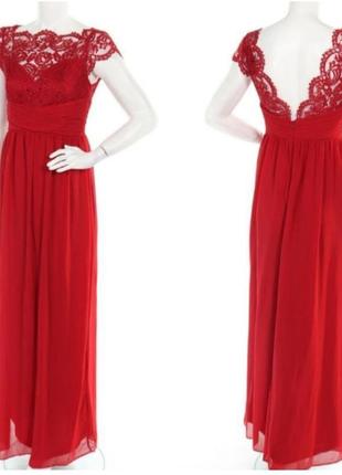 Червона  сукня на випускний  46 48 розмір5 фото