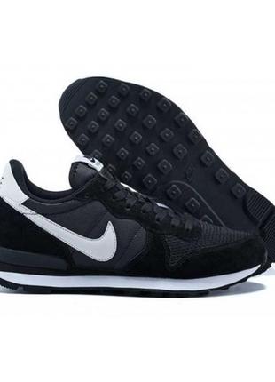 Кроссовки сникерсы nike safari internationalist black