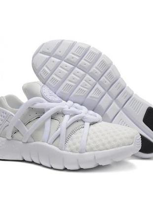 Белые мужские кроссовки nike air huarache nm (white) - dm003