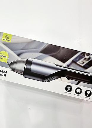 Автомобільний пилосос usams us-zb108-1 mini handheld vacuum cleaner black