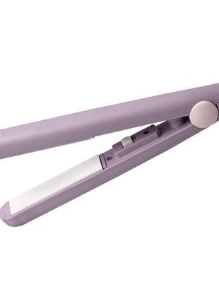 Выпрямитель-мини для волос sokany ba-888 дорожный фиолетовый