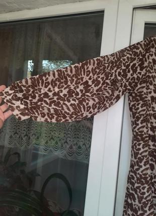 Леопардовая блуза туника4 фото