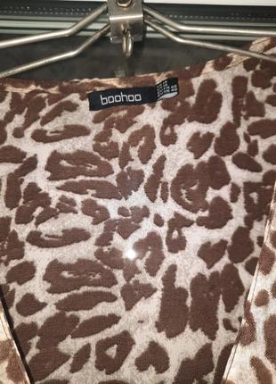 Леопардовая блуза туника5 фото