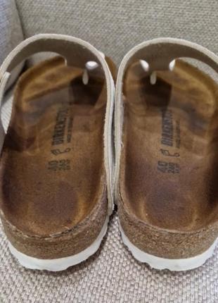 Ортопедичні шльопанці в'єтнамки на корку birkenstock/ розмір 40 оригінал7 фото