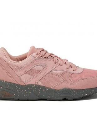 Жіночі натуральні кросівки puma trinomic r698 pink