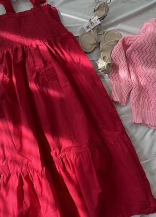 Яскравий рожевий сарафан сукня tu8 фото