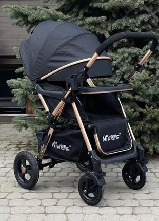 Прогулочная коляска ninos maxi black