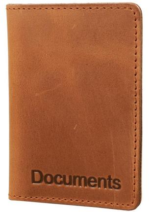 Женская обложка для документов dnk leather 7х10х1,5 см коричневый cl0094342