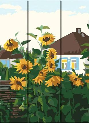 Картина за номерами на дереві "різнє село" artststory 30х40 см різнокольоровий cl0041118