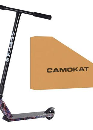 Самокат трюковый двухколесный itrike 34х10х85 см разноцветный cl0126875