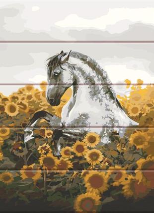 Картина за номерами на дереві "українська воля" artststory 30х40 см різнокольоровий cl0041151