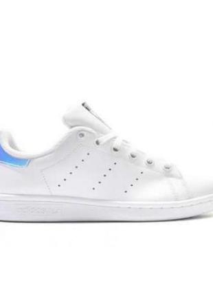 Женские кроссовки adidas стэн смит (white-metalic)