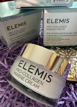 Антивозрастной дневной крем для лица elemis pro-collagen marine cream, 50ml2 фото