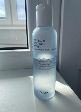 Увлажняющий тонер cosrx hydrium watery toner