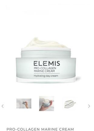 Антивозрастной дневной крем для лица elemis pro-collagen marine cream, 50ml5 фото