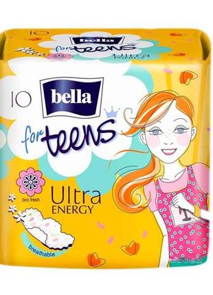 Прокладки гігієнічні 10 шт.4 к.(ultra еnerqy deo exotic fruit) тм bella