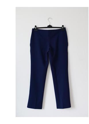 Женские брюки со стрелками. синие штаны хлопковые4 фото