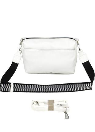 Сумка крос-боді жіноча voila 0-76621730 біла