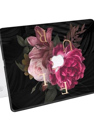 Чехол пластиковый для apple macbook pro / air пионы и розы (peonies and roses) макбук про case hard cover5 фото