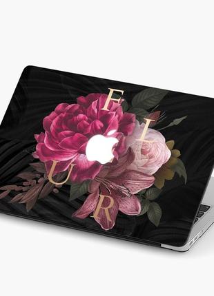 Чехол пластиковый для apple macbook pro / air пионы и розы (peonies and roses) макбук про case hard cover