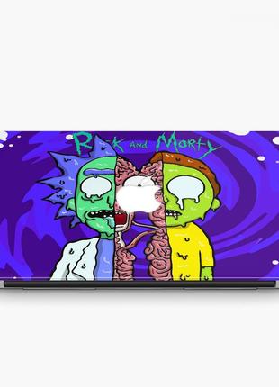 Чохол пластиковий для apple macbook pro 14.2 a2442 морті сміт рік та морті (rick and morty) макбук про case hard cover2 фото