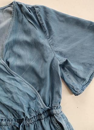 Легкий джинсовый комбинезон из лиоцелла р.38 sora6 фото