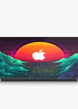 Чохол пластиковий apple macbook pro 14.2 a2442 захід сонця (sunset) макбук про case hard cover2 фото