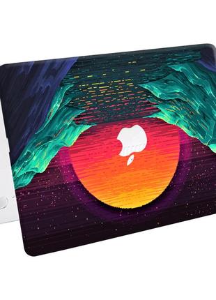 Чохол пластиковий apple macbook pro 14.2 a2442 захід сонця (sunset) макбук про case hard cover5 фото