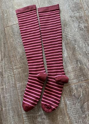 Дитячі гольфи, панчохи, шкарпетки в смужку , 18 розмір