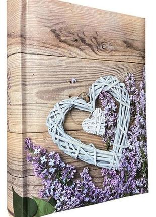 Фотоальбом evg 13x18x100 bkm57100 lilac heart