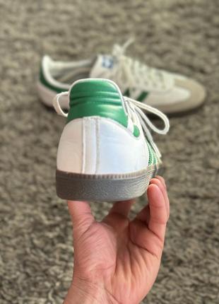 Adidas originals samba og white green (men's) ig1024 размер 44 2/3 28.5 см3 фото