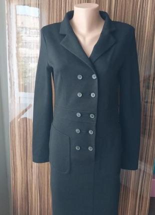 Люксовое теплое шерстяное очень красивое элегантное стильное платье премиум бренд strenesse blue