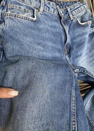 Джинсы/широкие джинсы/укороченные джинсы/рваные джинсы9 фото