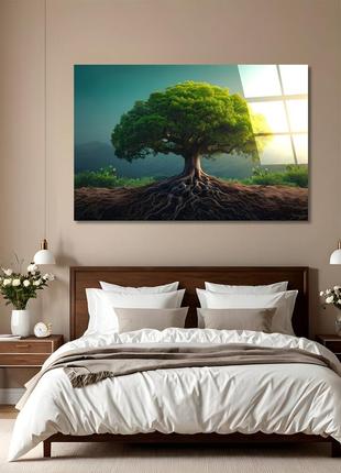 Картина на стекле novellaprint "корни жизни" 60х40см (322.1)