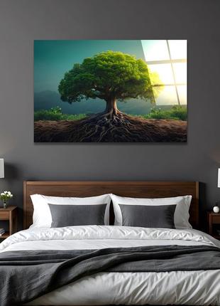Картина на стекле novellaprint "корни жизни" 60х40см (322.1)