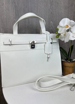 Женская городская сумка с замочком2 фото