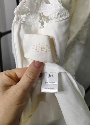 Сукня весільна оригінальна важке кружевом мереживо біла 👰