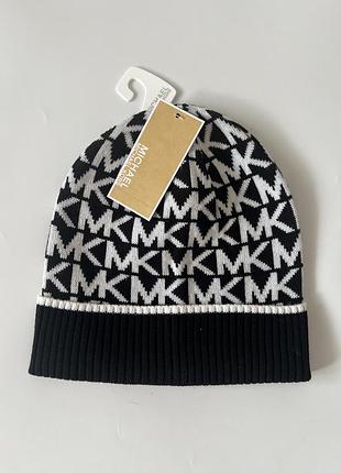 Брендовая шапка бини michael kors оригинал