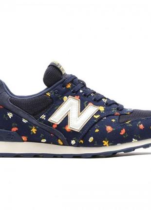 Жіночі модні кросівки new balance 996 з квітами — nz024