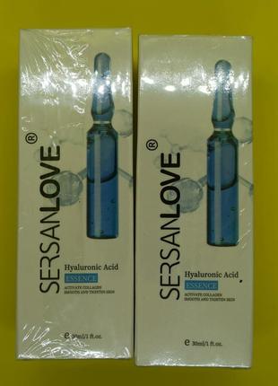 Увлажняющая сыворотка для лица sersanlove hyaluronic acid essence с гиалуроновой кислотой, 30 мл2 фото